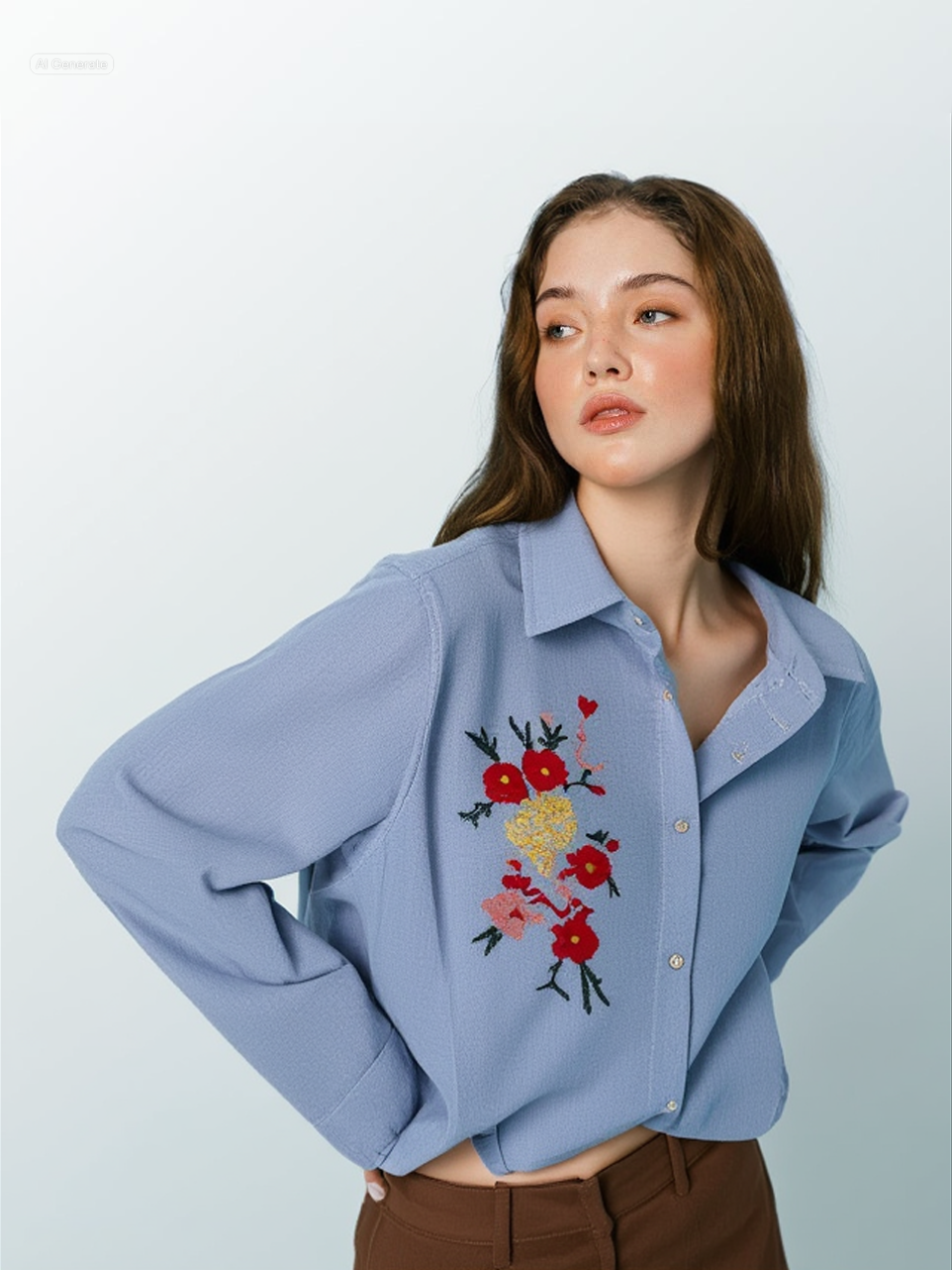 Πουκάμισο Αέρια – Μπλε Ριγέ