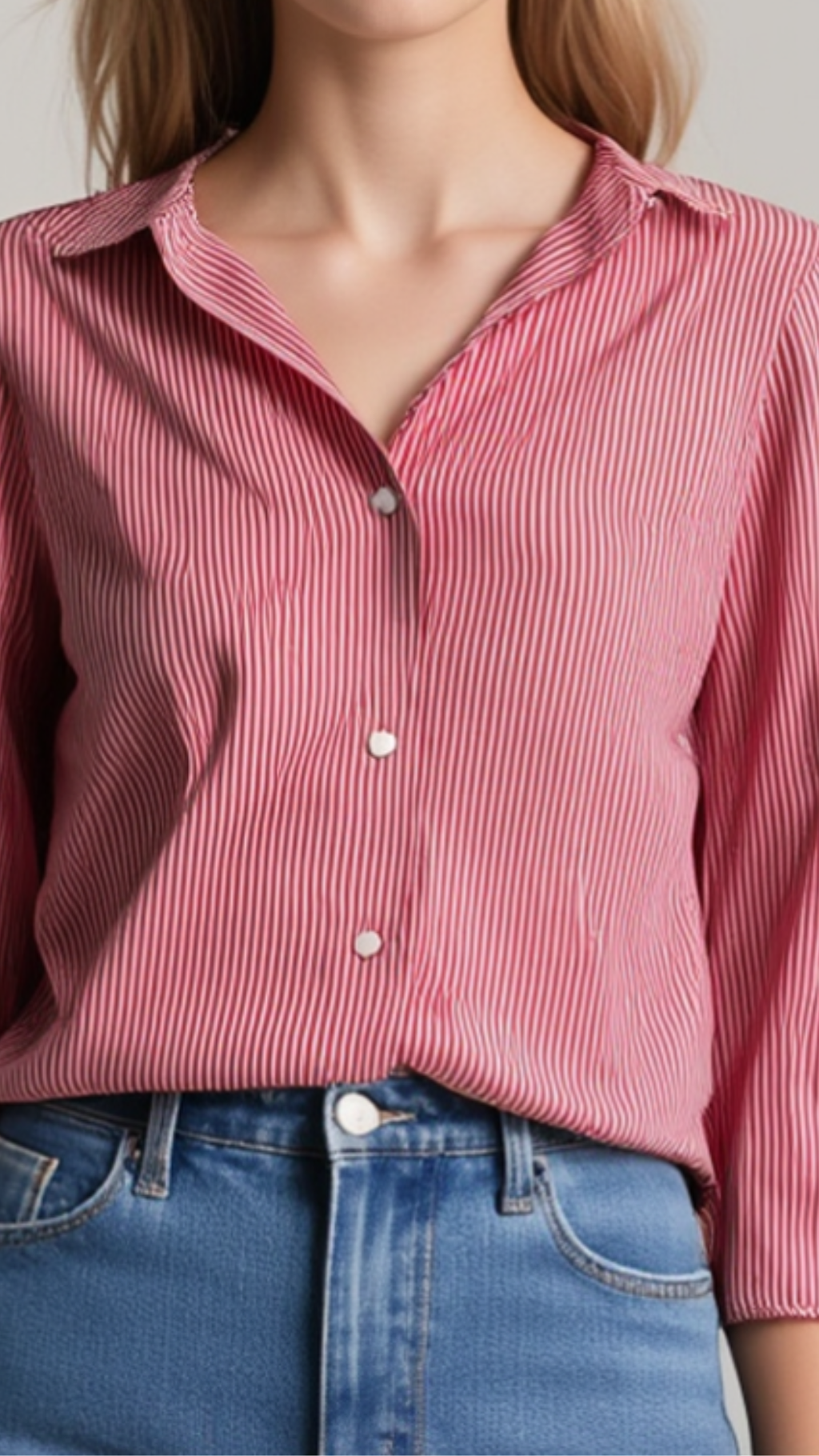 Πουκάμισο Ροζ – Διάτρητες Λεπτομέρειες