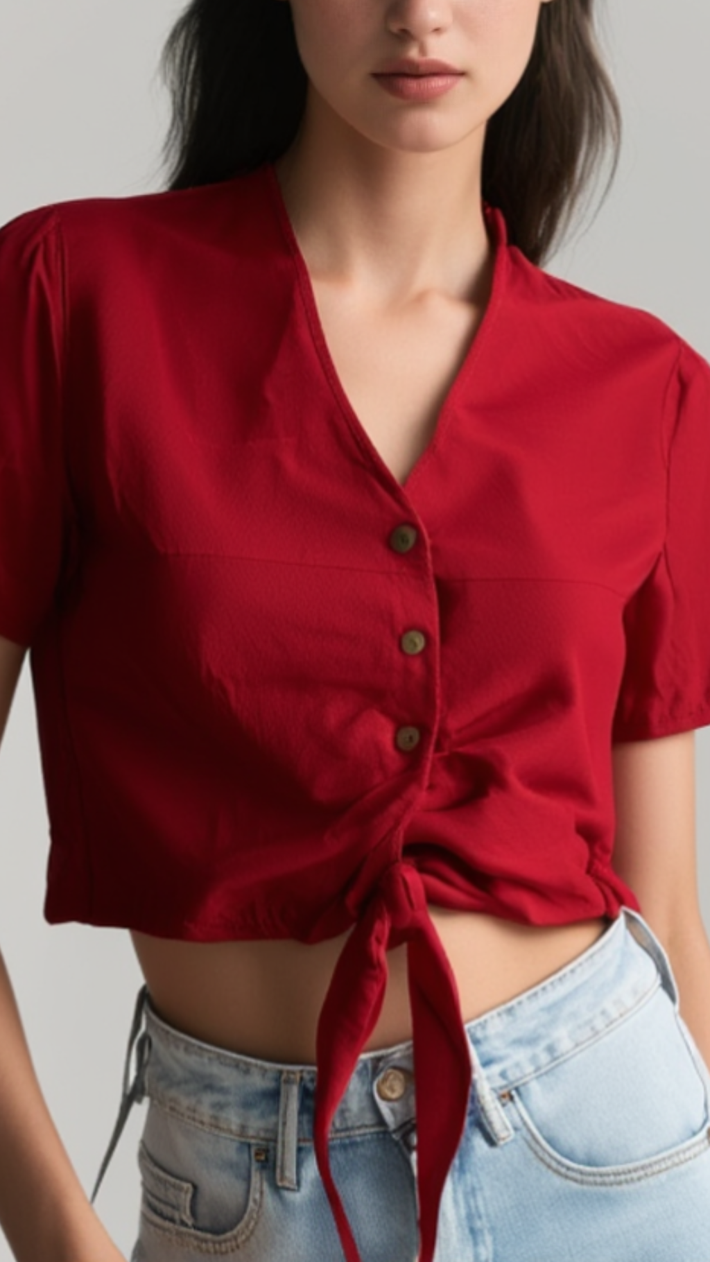 Τοπ Κόκκινο – Δέσιμο Μπροστά