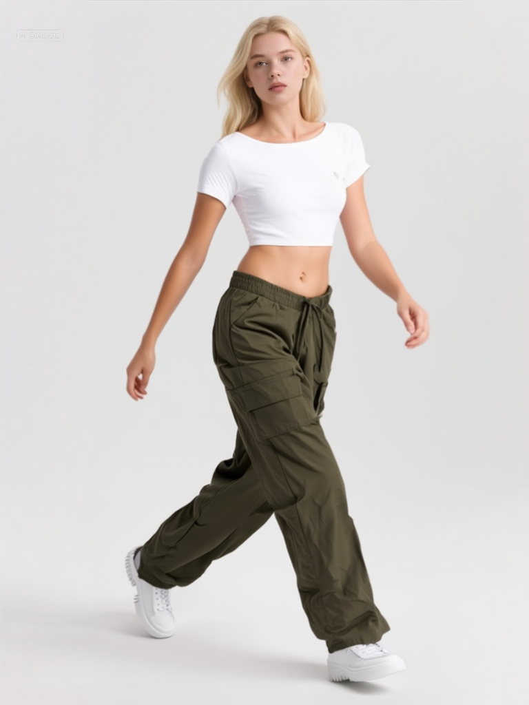 Cargo Παντελόνι – Καφέ Basic