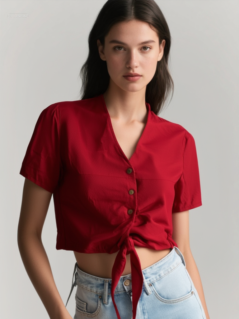 Τοπ Κόκκινο – Δέσιμο Μπροστά