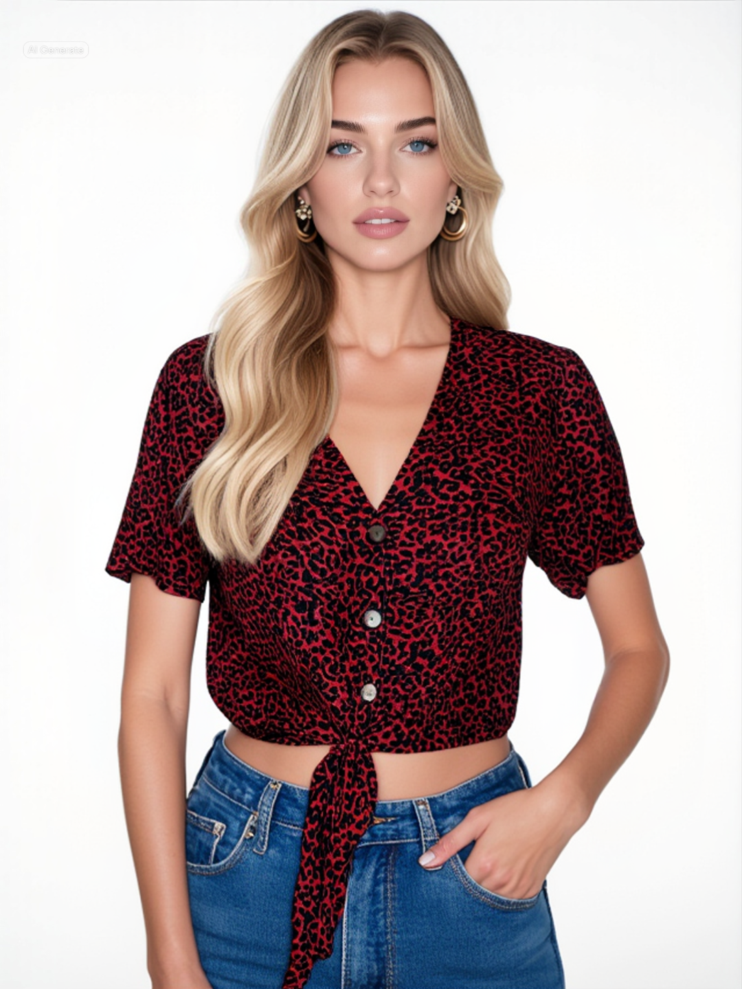 Τοπ Μπορντό – Animal Print