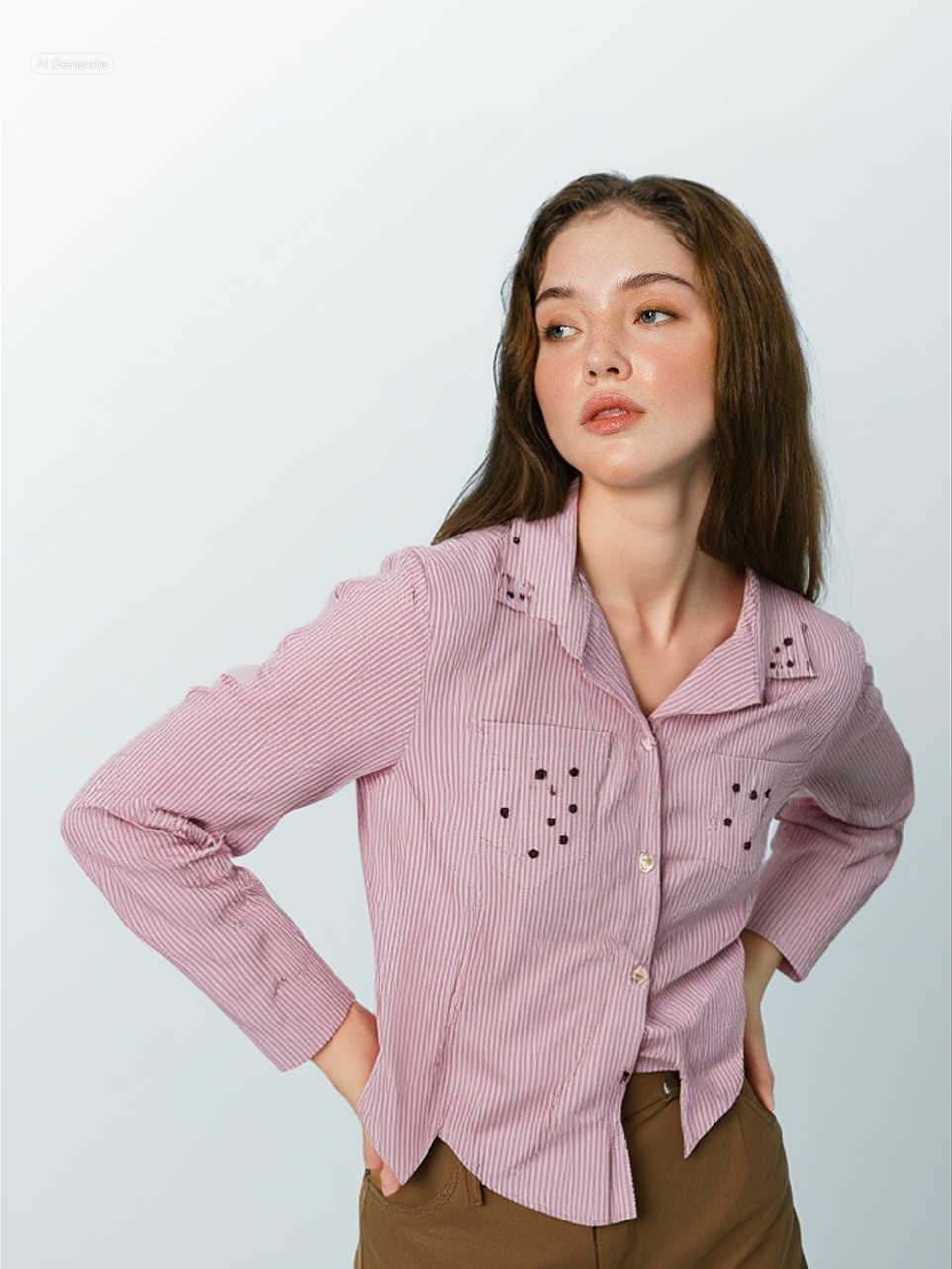 Πουκάμισο Ρόδον – Κόκκινο Ριγέ